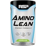RSP AminoLean - Amino Energy + Fat Burner, Pre Workout, Amino Acids &amp; Weight Loss Powder for Men &amp; Women, Lemon Lime, 70 Servings