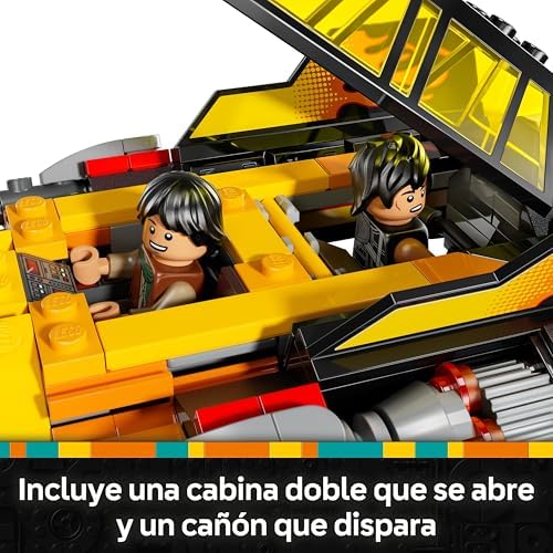 Star Wars Neve Speeder Force Burner - Construindo Brinquedo com 3 Minifiguras com Sabres de Luz e Motocicleta de Brinquedo - Presente para Crianças ++ Anos e Fãs de Reconstruir o Galaxy 75414