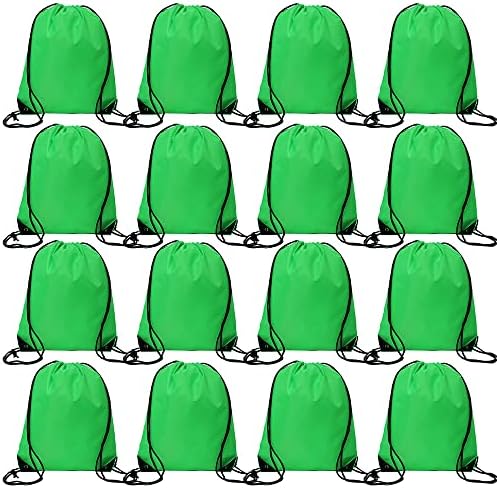 Polyester Drawstring Bags, Gym Sports Cinch Bag Backpack, 16 Pack Bulk Amazon.com | CODOBON 16 Pcs Drawstring Bags Bulk, Polyester  main image 3