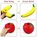 Prime Pack - 8 pcs Jumbo Squishies - Slow Rising Fruit Squishes - Apple Banana Lemon Mango Peach Pineapple Strawberry Watermelon - Cream Scented Kawaii Squishy - Stress and Anxiety Relief Wrist Toys