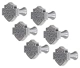 HARLEY-DAVIDSON Bar & Shield Hardware Knob HDL-10110, Set of 6