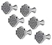 HARLEY-DAVIDSON Bar & Shield Hardware Knob HDL-10110, Set of 6