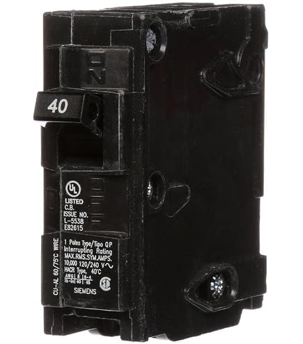 Square D HOM140 Circuit Breaker – 40A, 120/240V, 1-Pole, 10kA AIC Rating (Re-Certified) - View #3