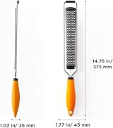 Deiss PRO Cheese Grater Razor Sharp Stainless Steel Blade Wide Dishwasher Safe view 2