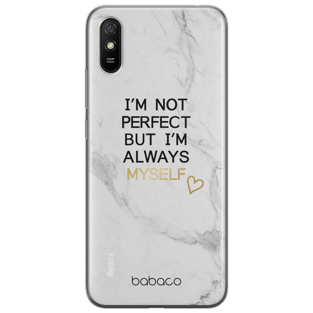 Babaco ERT GROUP mobile phone case for Xiaomi REDMI 9A original and officially Licensed pattern Positive vibes 005 optimally adapted to the shape of the mobile phone, case made of TPU