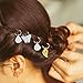 SUBANG 200 Pieces Aluminum Hair Coil Dreadlocks Including Braid Rings Coil Dreadlocks Hair Crown Braids Accessory Hair Braiding Cuffs Dreadlocks Including 110 Dreadlocks Beads and 70 Hair Clip