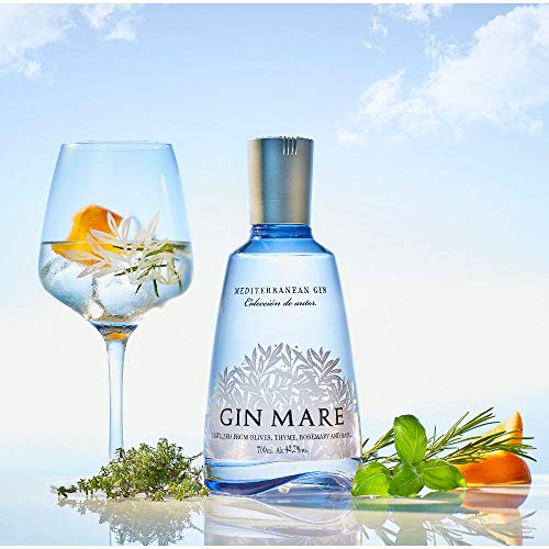 Gin Mare - Der mediterrane Gin - Premium Gin - Geschenkempfehlung- würzig-aromatisch inspiriert von der einzigartigen Geschmackswelt der Mittelmeerregion - 0.7L, 42.7% Vol – Bild 3
