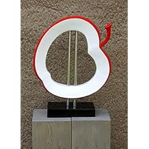 Arte Moderno – Cruz Sección de una manzana – Martin Klein – Fibra de vidrio escultura