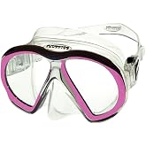 Atomic Aquatics Subframe Mask (Clear/Fuchsia, Standard)