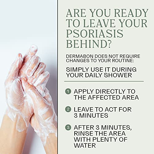 DERMABON 2 Coal Tar Psoriasis Body Wash & Eczema Bar Soap Control