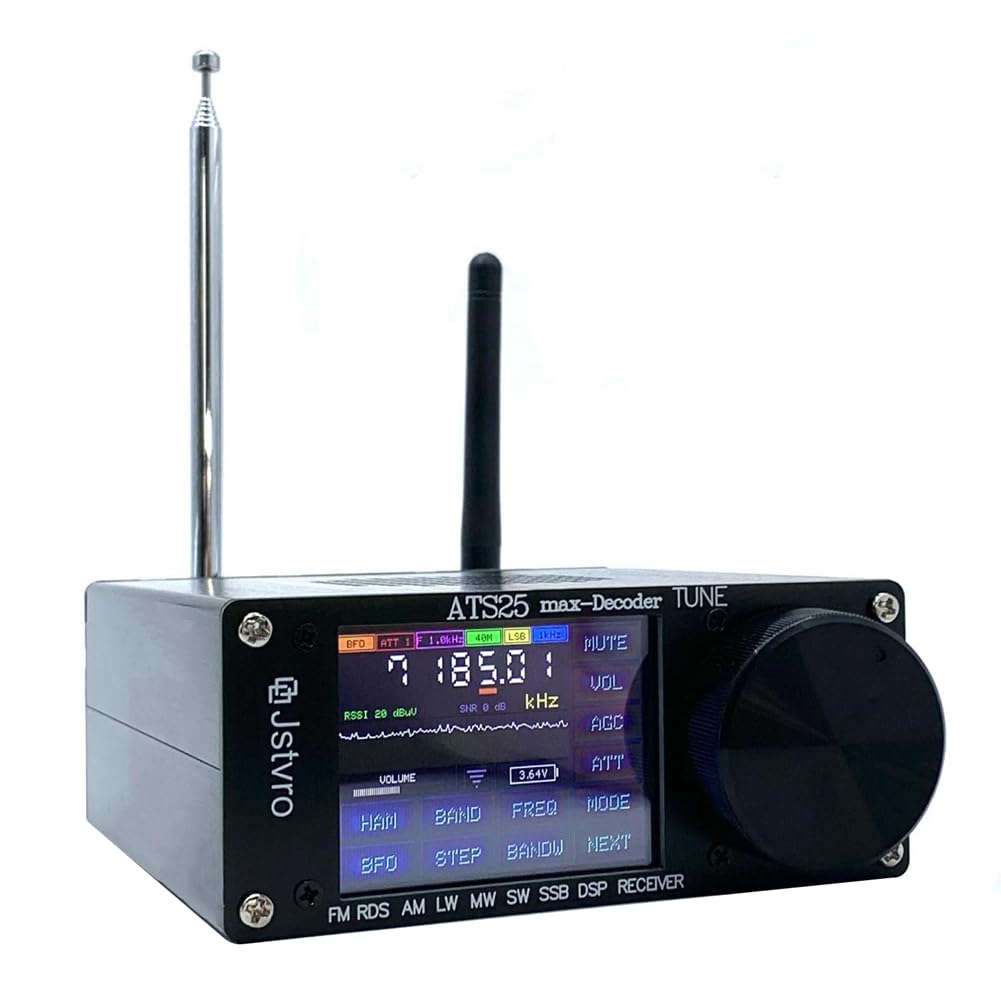 Dropfree New ATS25Max RDS Function Decoder Si4732 Full-Band Radio Receiver Radio Receiver With Spectrum Scanning Receiver