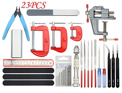 image for BXQINLENX Professional 23 PCS Gundam Model Tools Kit Modeler Basic Too