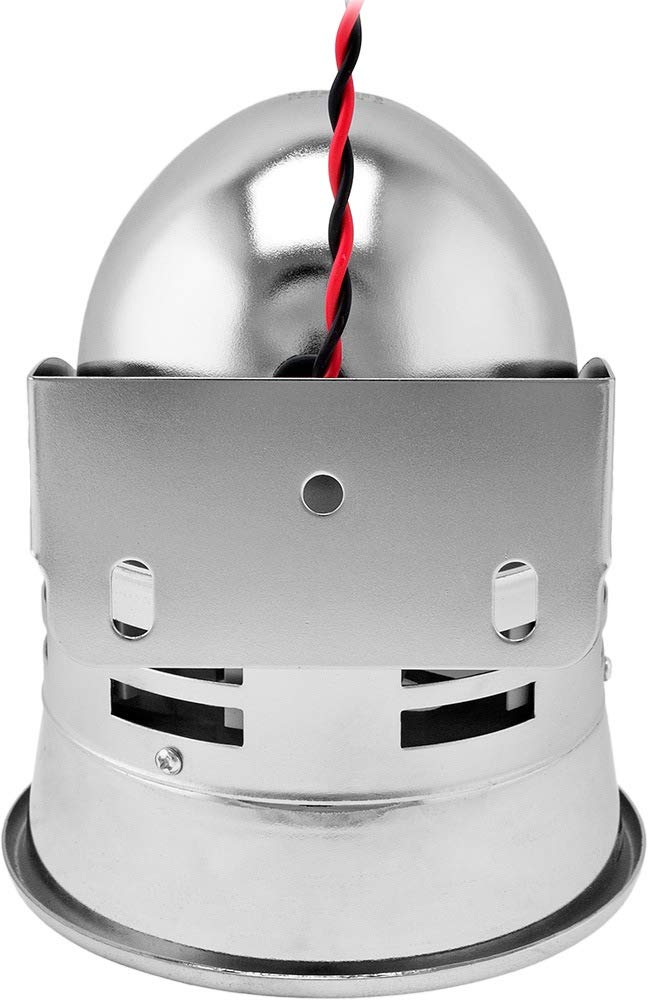 Vixen Horns Loud Electric Motor Driven Metal Alarm/Siren (Air Raid) 12V Chrome Plated VXS4006C