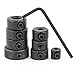 Tonsiki 8 Pieces Drill Stop Assortment Drill Depth Stop Collars Limit Ring Dowel Shaft Chuck Positioner Locator for Drill Bits Consistent Drilling