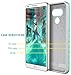 E LV Case for LG G6 - Hybrid Scratch Dust Proof Armor Defender Slim Shock-Absorption Bumper Case for LG G6 (2017) - [Grey/Mint]