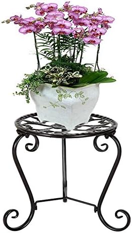 ImageTimes Metal / Iron Art Plant Planter Flower Pot Stands Rack Pot Holder Display Shelf Holders Garden Patio Steel Fern Pots Containers Supports