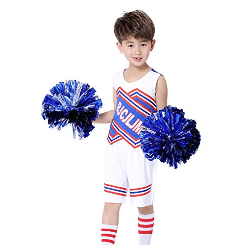 image for DREAMOWL Girls Boys Cheerleader Uniform Outfit Costume High School Che