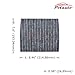 POTAUTO MAP 1039C (CF10729) Activated Carbon Car Cabin Air Filter Replacement for CHRYSLER 200 CIRRUS SEBRING, DODGE AVENGER CALIBER JOURNEY, JEEP COMPASS PATRIOT, RAM 1500