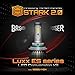 [Upgraded] Luxx ES Series - 80W All-in-One 360 degrees Kit - Cool White 6000K 6K - Low Beam - 9,000 lm - 9006/HB4
