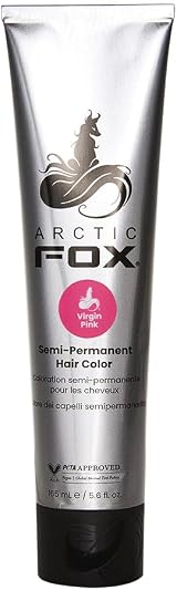 Arctic Fox 100% Vegan Hair Colour Virgin Pink 165 ml Semi-Permanent view 6