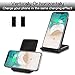 SPIDERCASE Galaxy S9 Wireless Charger, iPhone X Fast Wireless Charging Pad Stand with Multi-hole Cooling Function for iPhone X iPhone 8/8 Plus Galaxy S9/S9 Plus S8/S8 Plus S7/S7 Edge S6 Edge Note 8