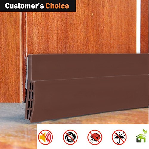 Weather Stripping Doors Bottom Seal Under Door Draft Stopper Energy Saver And Insulation Gap Sealer Noise Reduction Dustproof Seals, 2