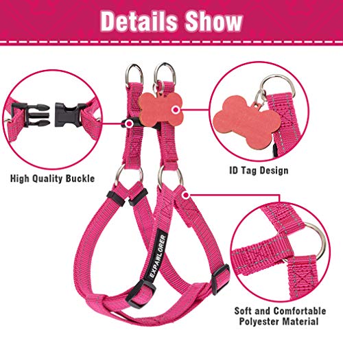 EXPAWLORER Stepin Dog Harness No Pull Reflective Adjustable Dog