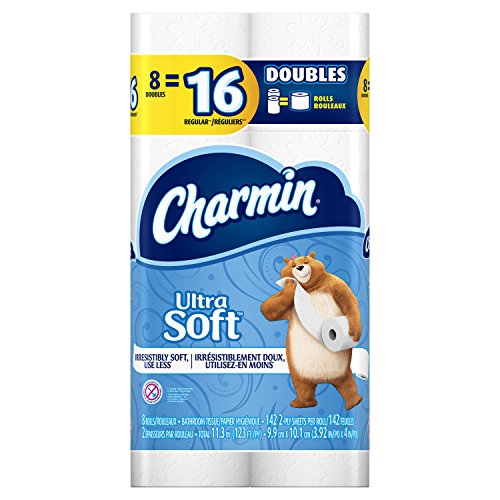 Charmin Ultra Soft Toilet Paper 8 Double Rolls