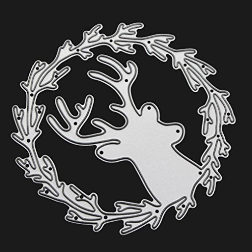 Merry Christmas Metal Cutting Dies Stencils Scrapbooking Embossing DIY Crafts by TOPUNDER B