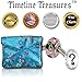 Timeline Treasures Black Flower Charm for European Charm Bracelets Lampwork Glass Stainless Steel