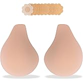 Bontierie 2026 Seamless Added Lift Nipple Covers Ultra-Thin Reusable Push up Sticky Pasties