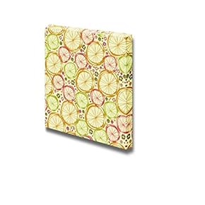 Canvas Prints Wall Art - Seamless Floral Pattern |Seamless Pattern Modern Wall Art Ready to Hang - 12" x 12"