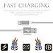 Lightning Cable,Auideas [3 Pack] iPhone Charger to USB Syncing and Charging Cable Data Nylon Braided Cord Charger for iPhone 8/8 Plus7/7 Plus/6/6 Plus/6s/6s Plus/5/5s/5c/SE(Silver).