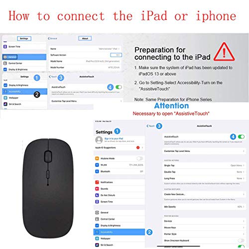 Bluetooth Mouse Rechargeable Wireless Mouse for Notebook,Bluetooth Wireless Mouse for Laptop Bluetoo - medicalbooks.filipinodoctors.org