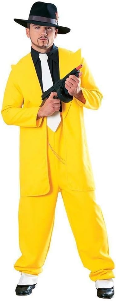 Yellow Zoot Suit Adult Costume - Standard