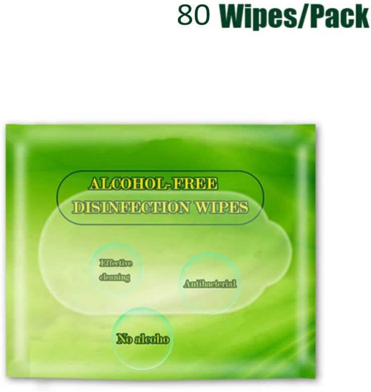 Hand Wet Tissue Disposable One-Time Water Free Cleansing 80 Wipes a Pack