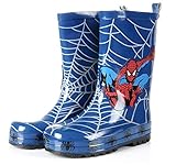 Spider-Man Boy Kids Wellington Boots Wellies Rain Boot (Toddler/Little Kid) (10M US Toddler) Blue