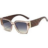 AOOLIA Oversized Reading glasses Sunglasses for Women, Stylish UV400 Reader Full Lens Eyewear for OutdoorBeach Travel Driving