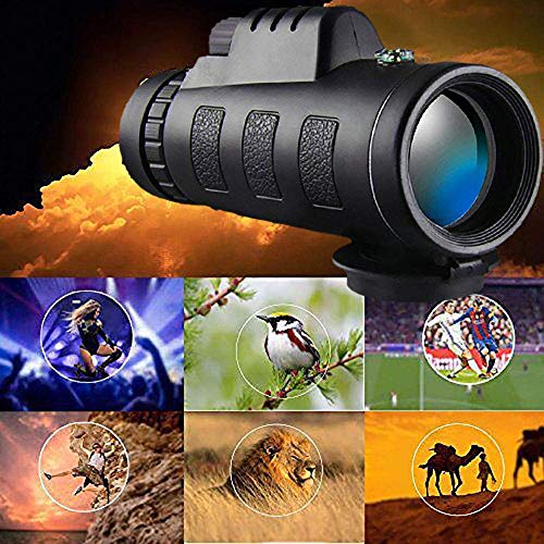40x60 Monocular Telescope, High Power Monocular Scope with Smartphone Clip and Tripod, Waterproof Dual Focus BAK4 Prism FMC Lens, Low Night Vision for Outdoors/Bird Watching/Hunting/Camping/Travel - Thumbnail 2