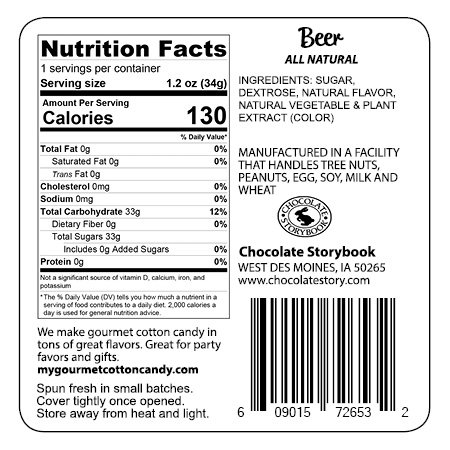 Amazon Com Beer Cotton Candy Gourmet Flavored Cotton Candy Unique Idea For Holidays Birthdays Gag Gifts Party Favors Grocery Gourmet Food