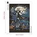 BENBO 5D Full Drill Diamond Embroidery Painting Kit, Jack Halloween Skull 15.8x11.8In DIY Diamond Paint by Number Kits Cross Stitch Rhinestone Embroidery Picture Arts Craft for Home Decor