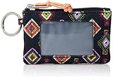 Lighten Up Printed Zip Id Case Credit Card Holder, Mini Medallions, One Size