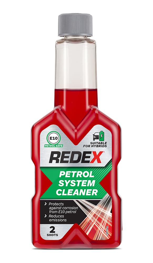 Redex Petrol System Cleaner 250ml, Petrol Injector Cleaner To Remove Harmful Deposits, Maximise Performance & Increase Fuel Economy Fuel Additives For Petrol Engines, Suitable For Hybrids