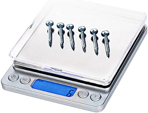 Portable Mini Electronic Digital Scales (3000g, 0.01oz/ 0.1g) Pocket Case Postal Kitchen Jewelry Weight Balance Digital Scale With Two Clear Bowls