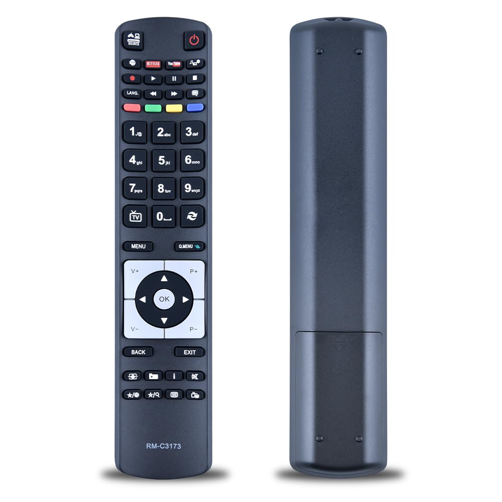 TCNOUMT RM-C3173 Replacement Remote Control fit for JVC Smart TV LT-39C740 LT-50C740 LT39C740 LT50C740 — image 1