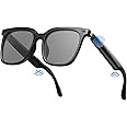 Niangziaha Smart Glasses, AI Bluetooth Glasses with Speaker, 144 Languages & Accents Real Time Translation, UV Protection AI Glasses with Bluetooth 5.4, Smart Sunglasses for Men & Woman (Noble Black)