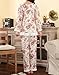 MyFav Big Girl Peony Rose Pajama Sets Winter Sleepwear Florals Nighty Homewear