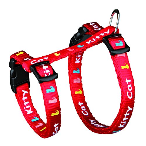 Trixie 4181 Set of Harness and Lead for Kittens / Small Cats Nylon 21 - 33 cm / 8 mm