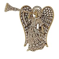 Heidi Daus Signed Rock of Angels Crystal Pin RET $229 Grab Deal!