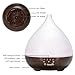 Alexa Diffuser, Ultrasonic Diffuser Generation 2 300ml Black Aromatherapy Essential Oil Diffuser, Aroma Cool Mist Humidifier with 7 Colored Lights Changing Echo Dot and APP Control, Timer Humidifiers